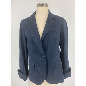 Talbots Stretch Striped Blazer